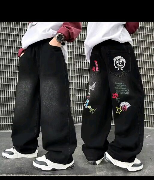 Pantalon large street art