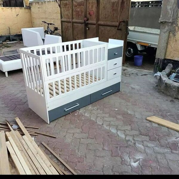 Lit superposé blanc robuste