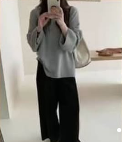 Серая женская кофта