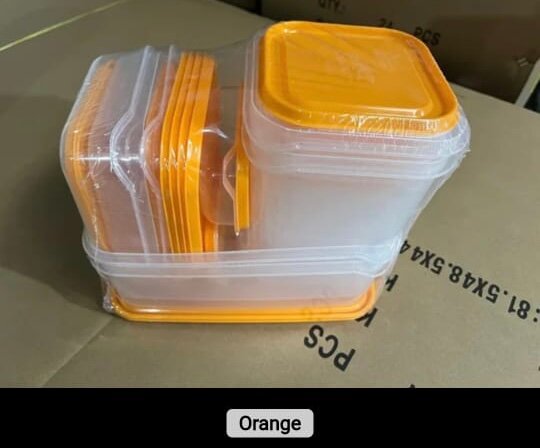 Set de boîtes hermétiques colorées