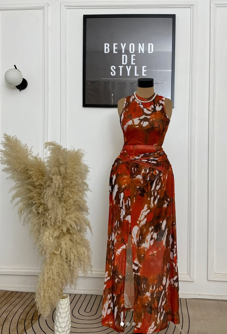 VACAY READY MESH TWO PIECE SET