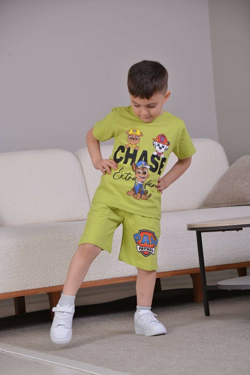Ensemble Garçon Pat'Patrouille Été