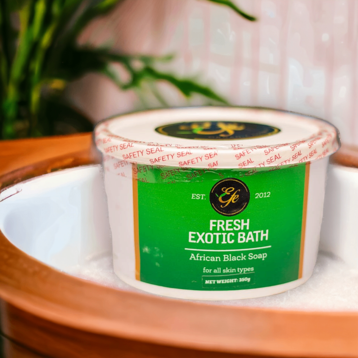 Lemon Blast African Black Soap Bath Paste 350g