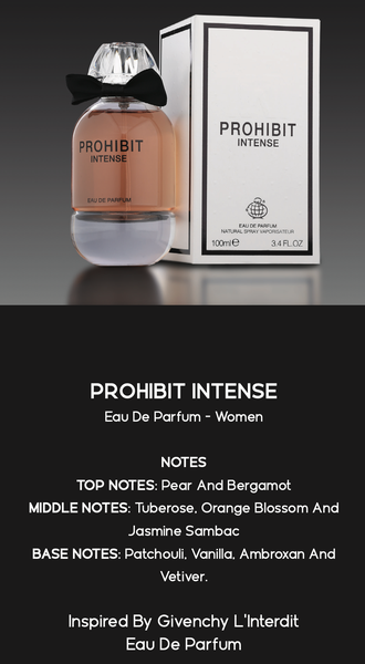 Prohibit Intense Parfum Femme