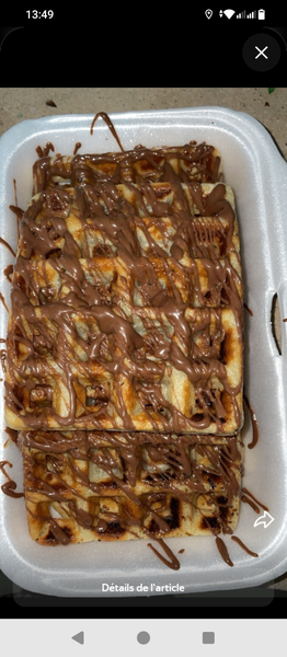 Gauffre au chocolat