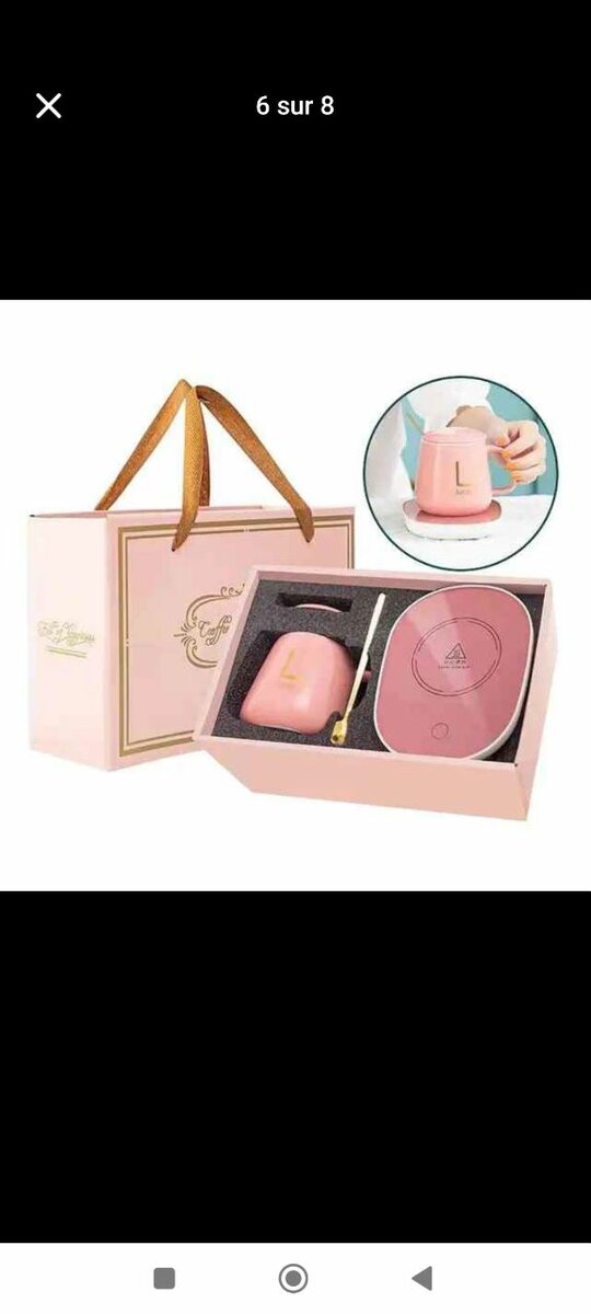 Tasse à café  avec chauffage