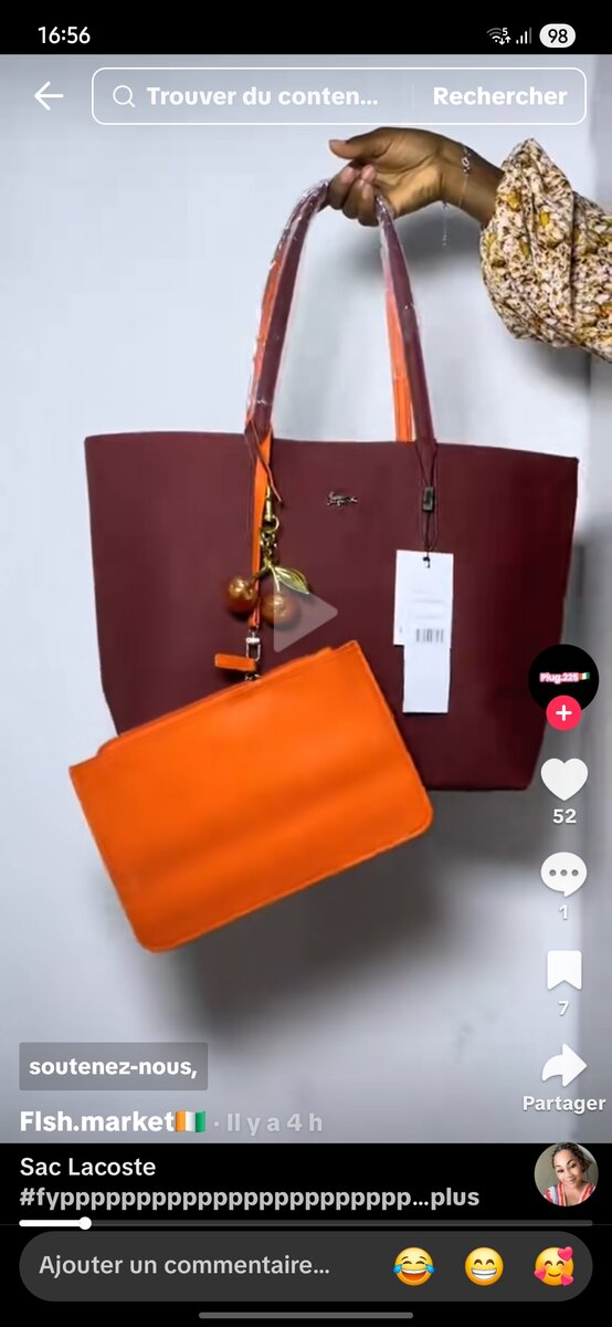 Sac cabas en cuir élégant