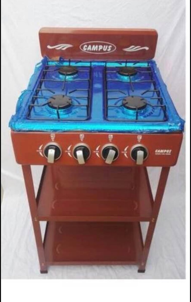 Cuisinière à gaz 4 brûleurs Campus