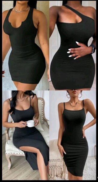 Robe Noire Élégante Femme