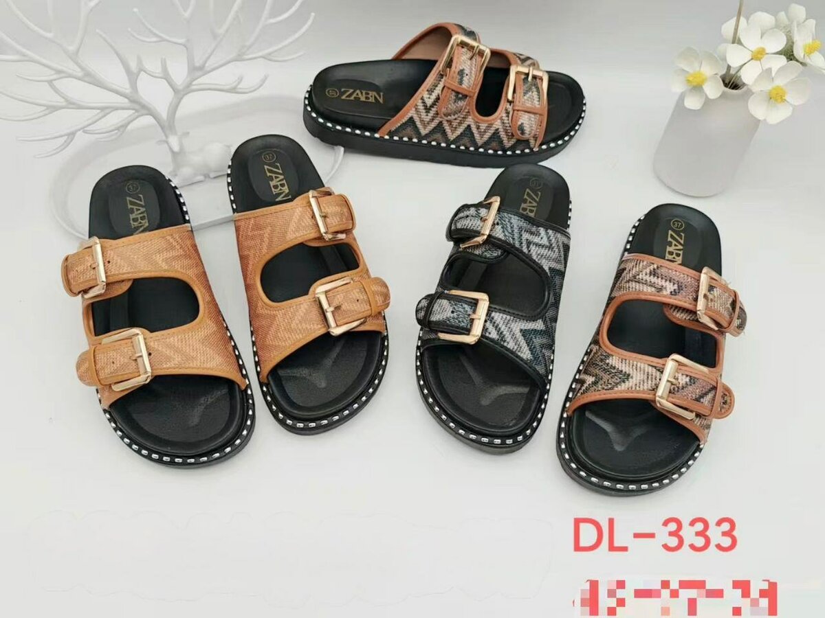 Sandales à boucles élégantes