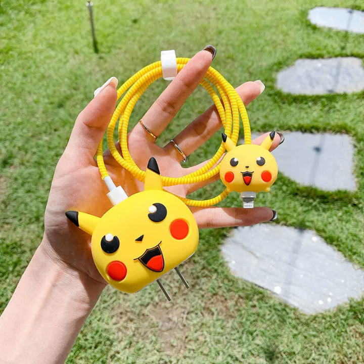 Protège chargeur cute Pikachu