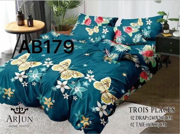 2 draps 2 taies d'oreillés