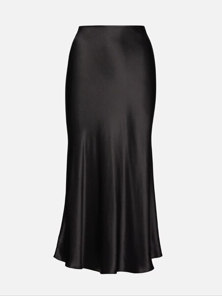 Jupe Longue en Satin Élégant