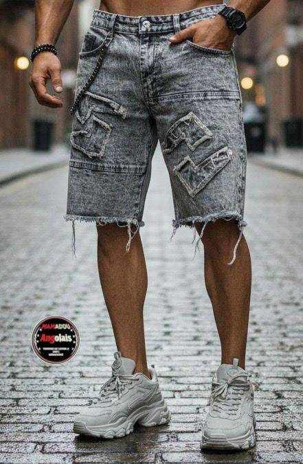 Shorts en jean décontractés homme