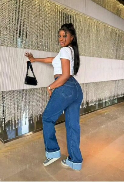 Jean taille haute tendance