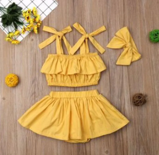 Baby Dress Baby Dress ( Fabric Linen)