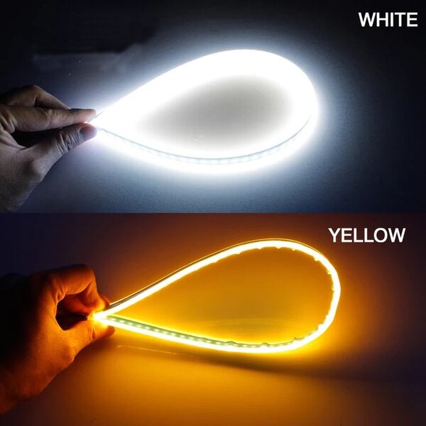 Car Led DRL Turn Signal Light 60cm - 2PCs
