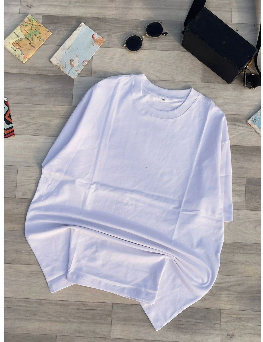 T-shirt uni colore en coton