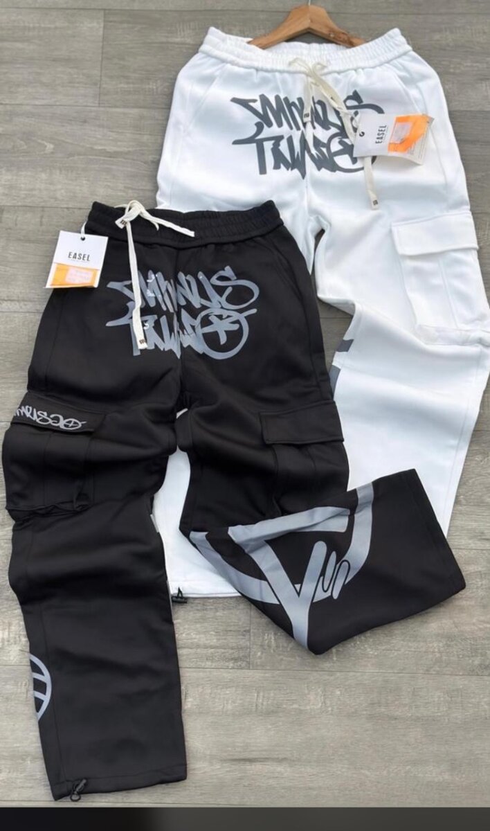 Pantalons cargo unisex streetwear