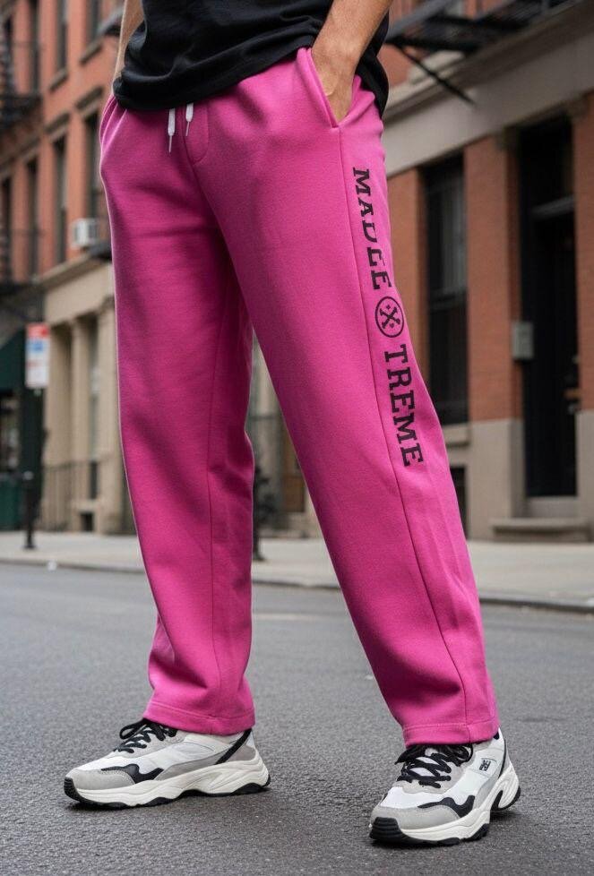 Pantalon de jogging rose