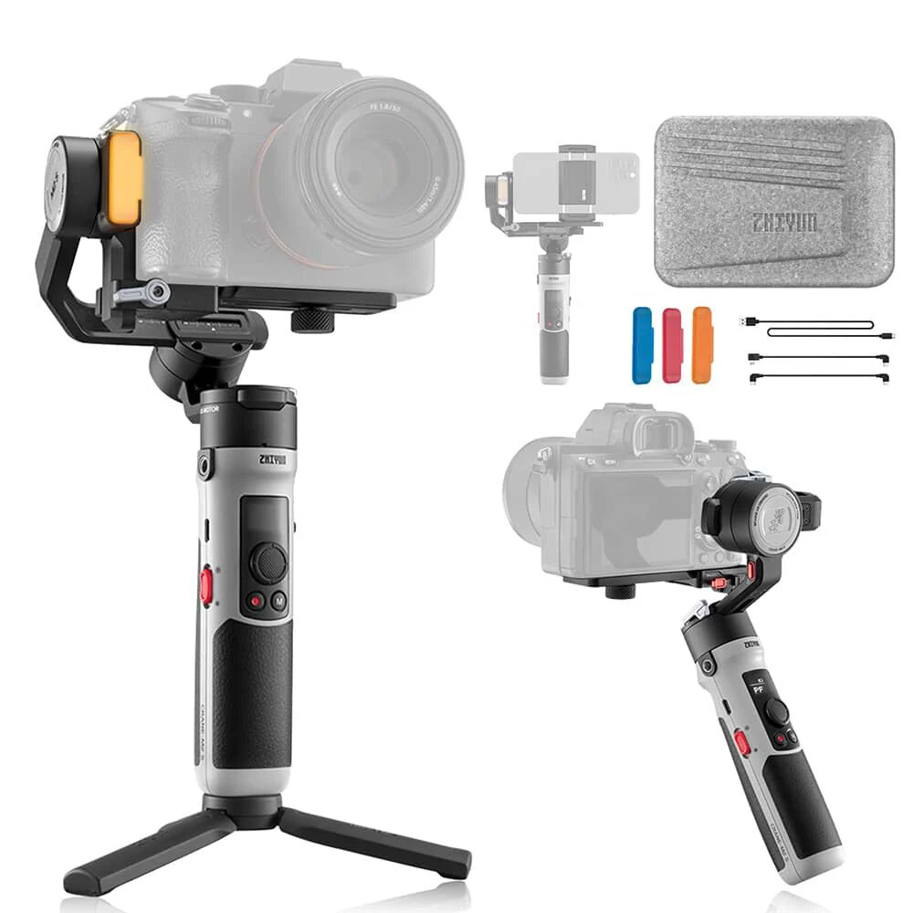 Stabilisateur Pro - Zhiyun CRANE M2S (Pack Combo)