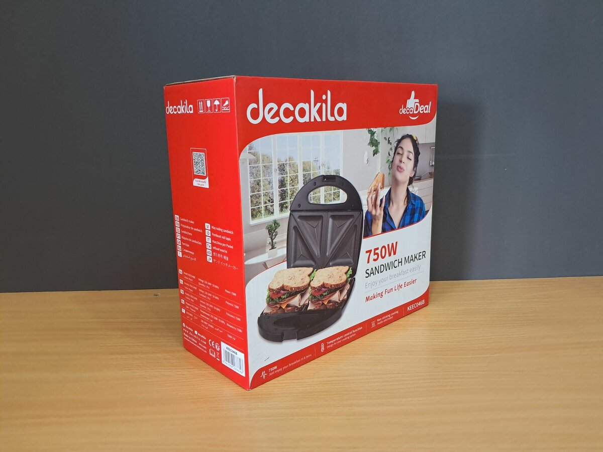 DECAKILA 750w sandwich maker