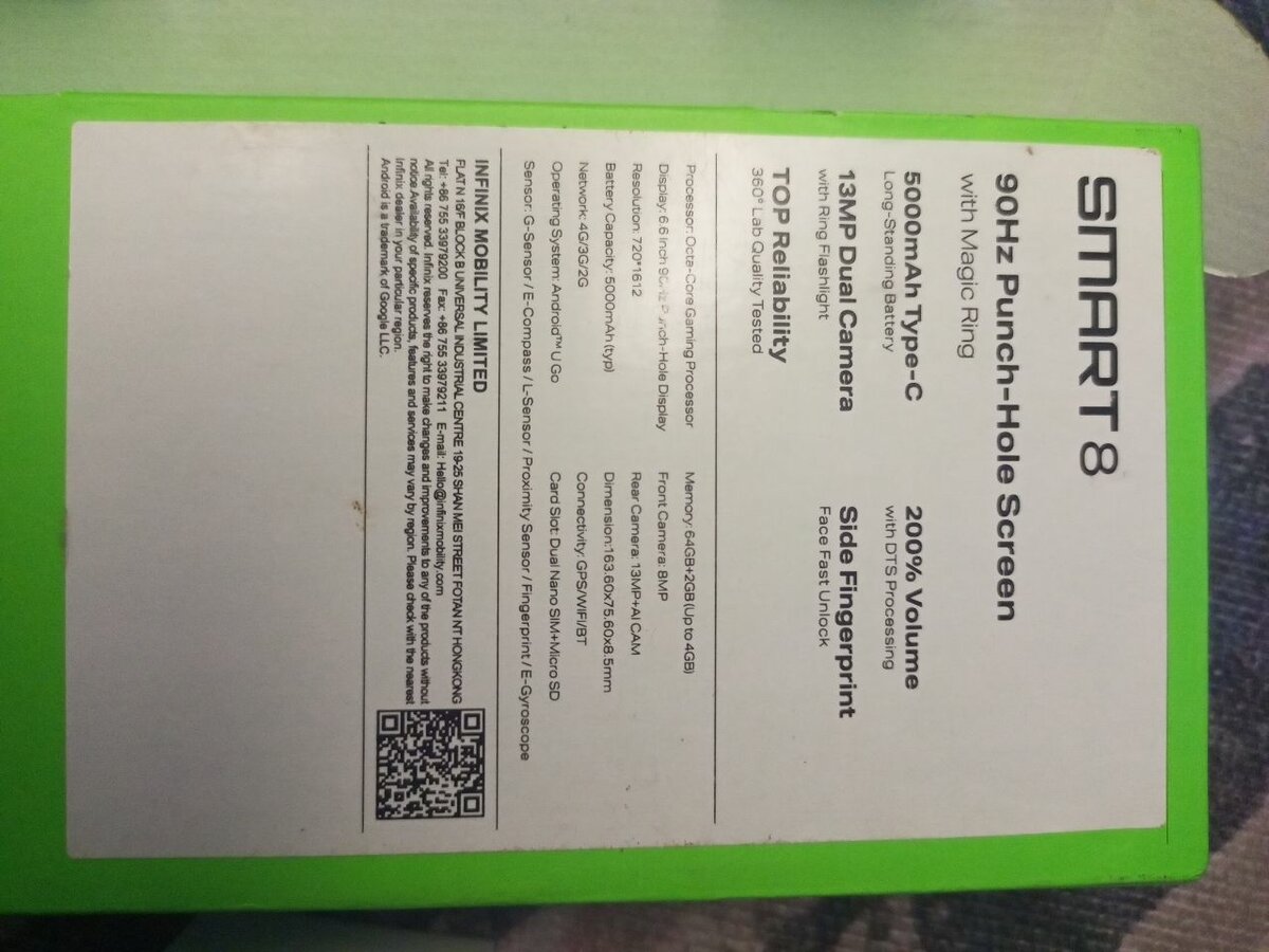 Infinix Smart 8 (64+4)