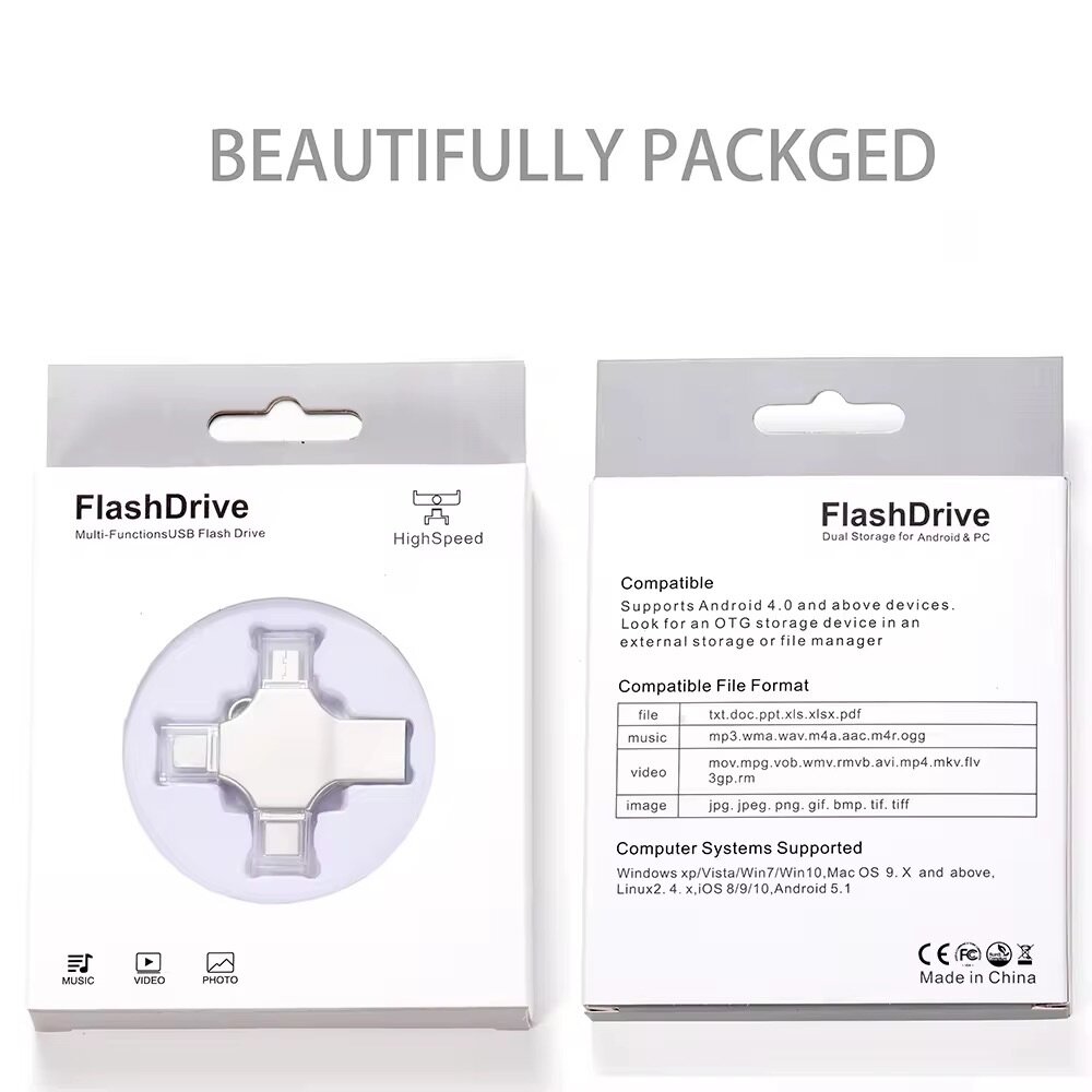 Clé usb 4 en 1    256GB