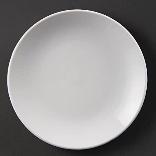 Assiette en Porcelaine Blanche