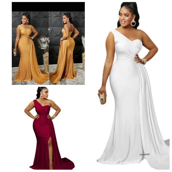 Robe de soirée un bras