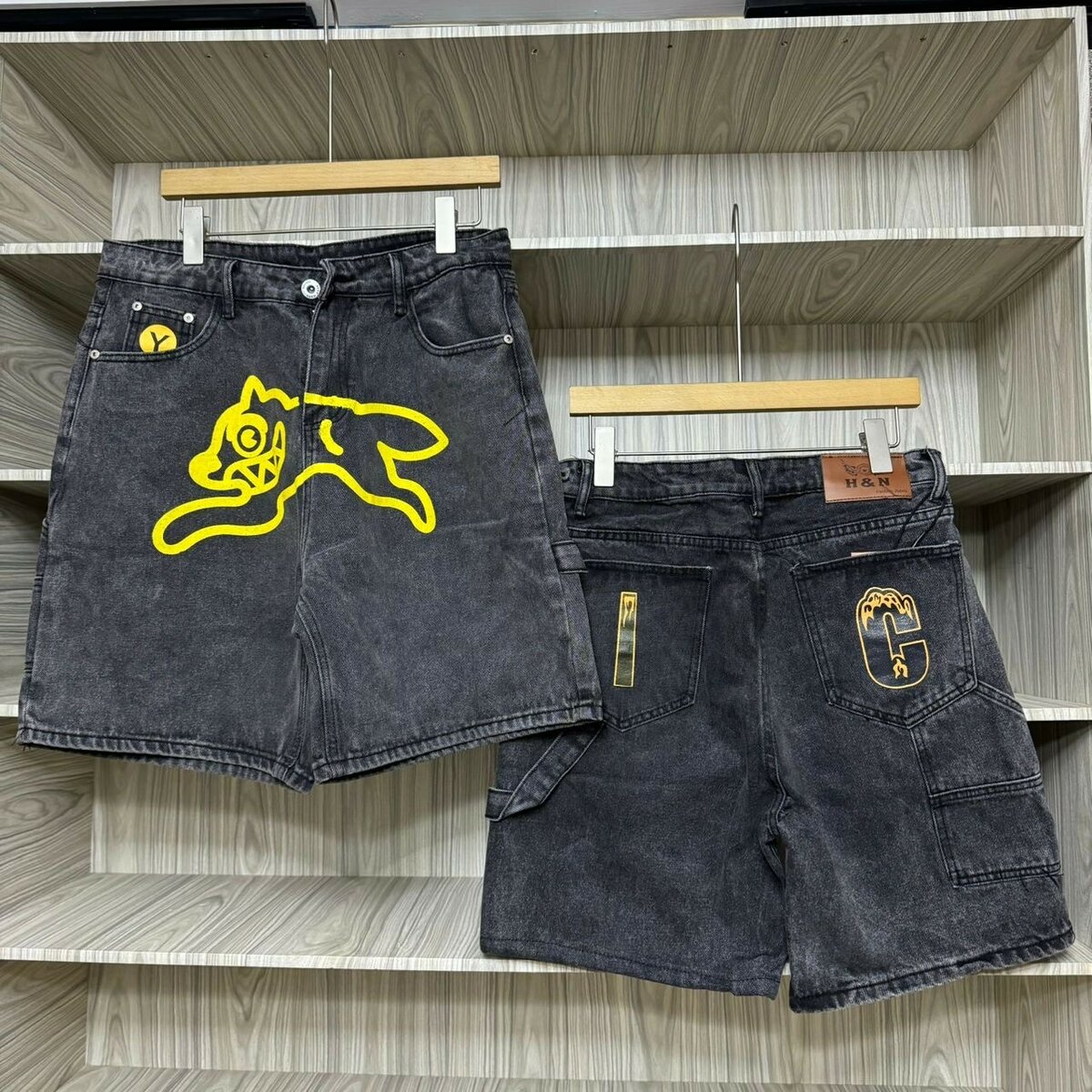 Ice-cream short jeans