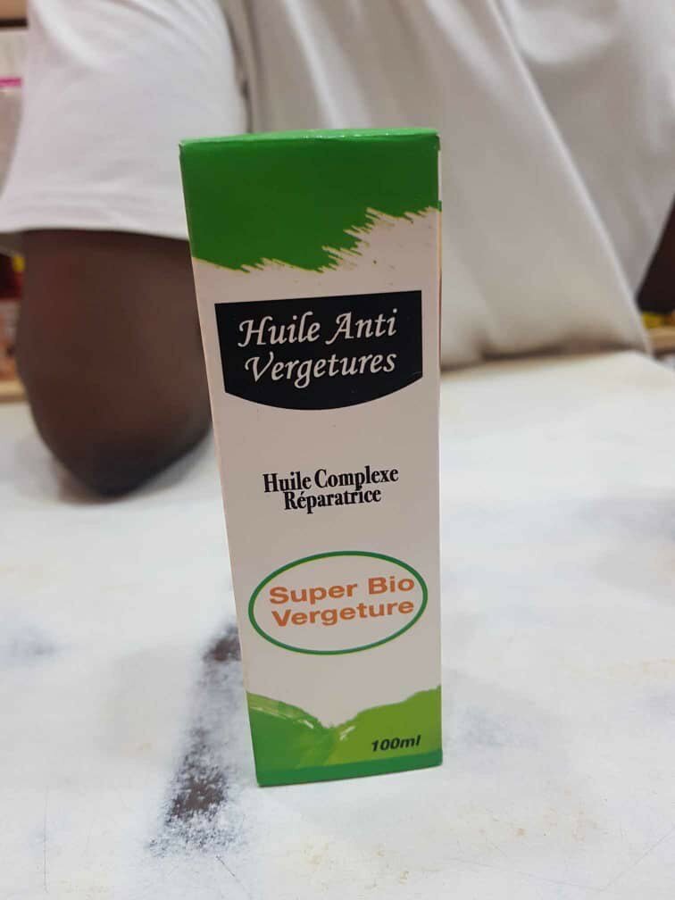 Huile de vergetures
