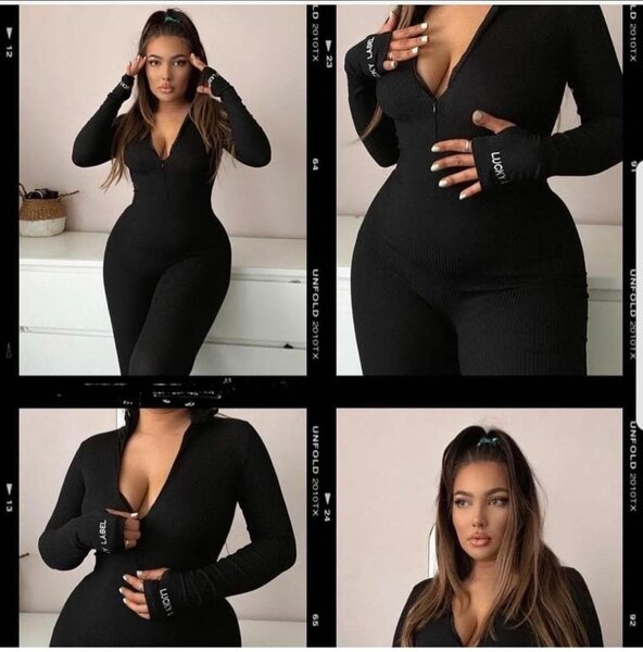 Combinaison noire élégante