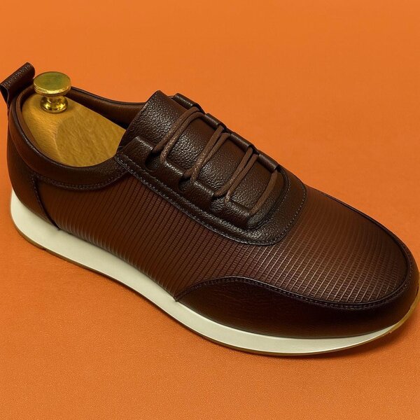 Sneakers en cuir élégantes