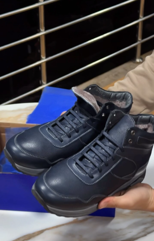 ботинки черные мужские