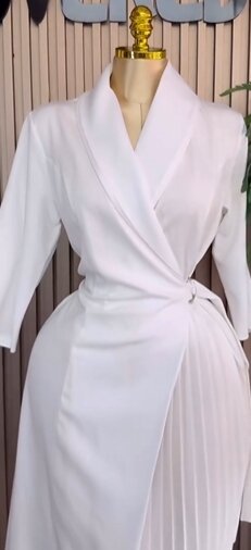 Finally something for my plus size ladies Pleated dress