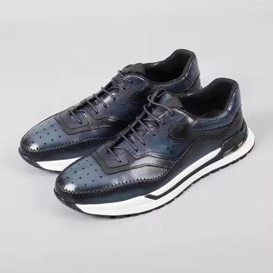 Sneakers en cuir pour hommes