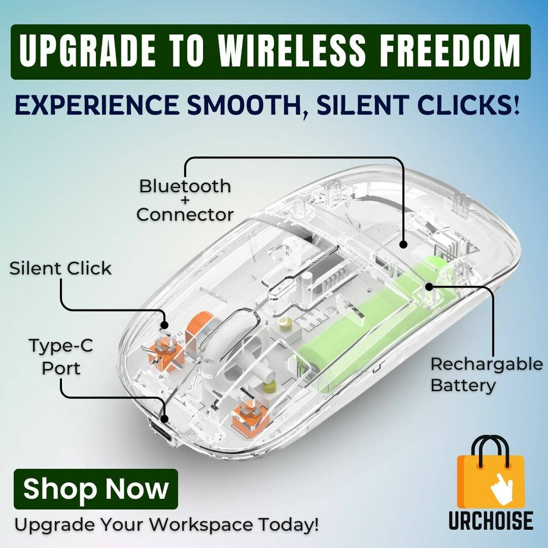 Wireless Mouse Rechargeable | Free Delivery