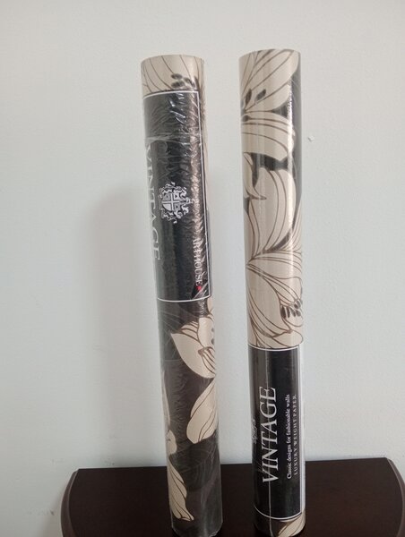 Papier peint floral vintage