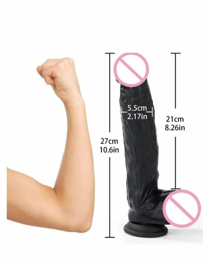 Gode réaliste 11 pouce, énorme Pénis