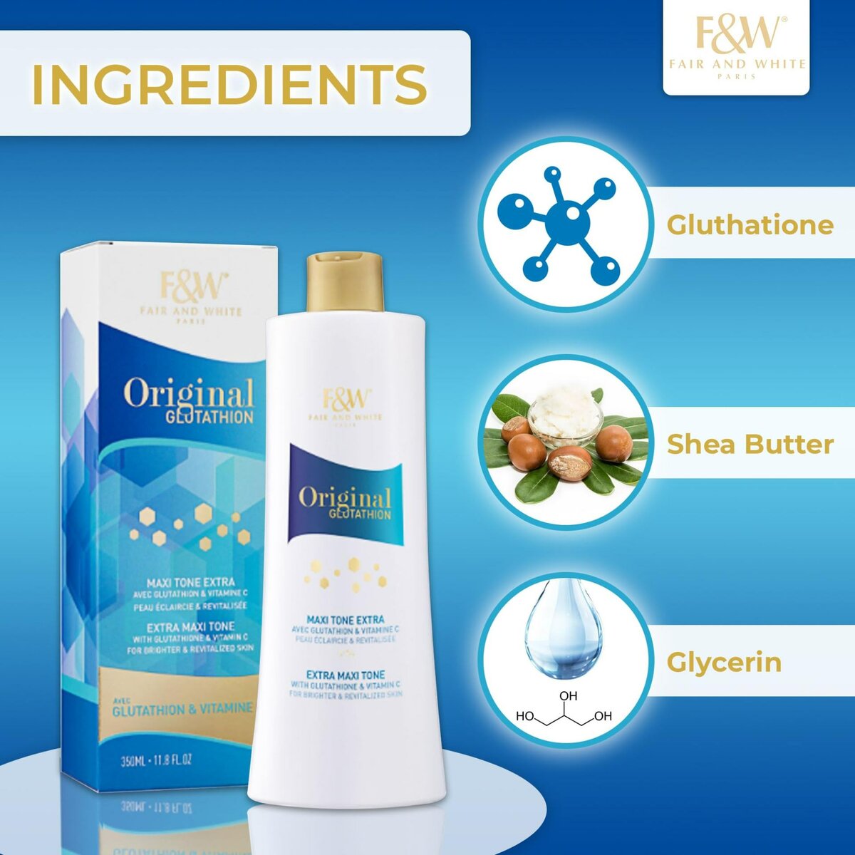 Fair & White Original Glutathione Lotion