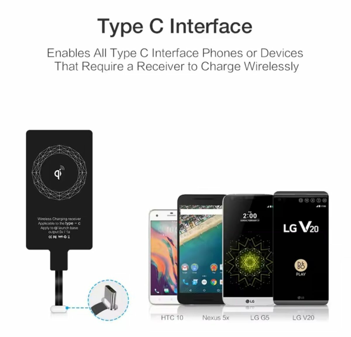 Chargeur sans fil récepteur