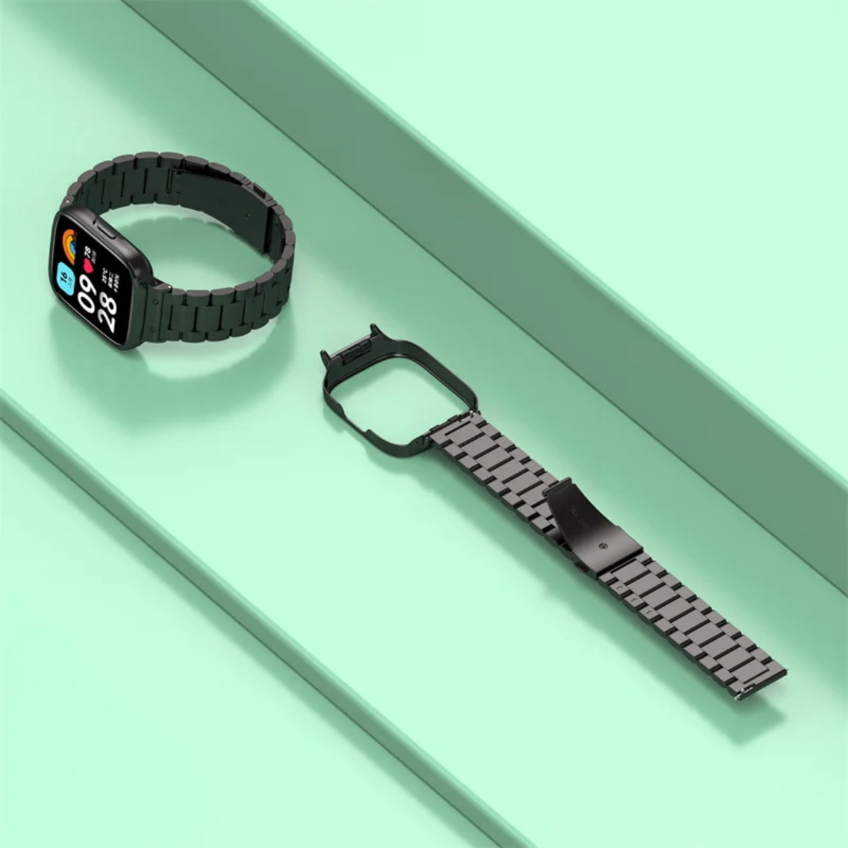 Bracelet metalique Redmi Watch 3 active noir