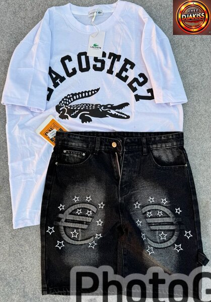 Ensemble T-shirt et Short Mode
