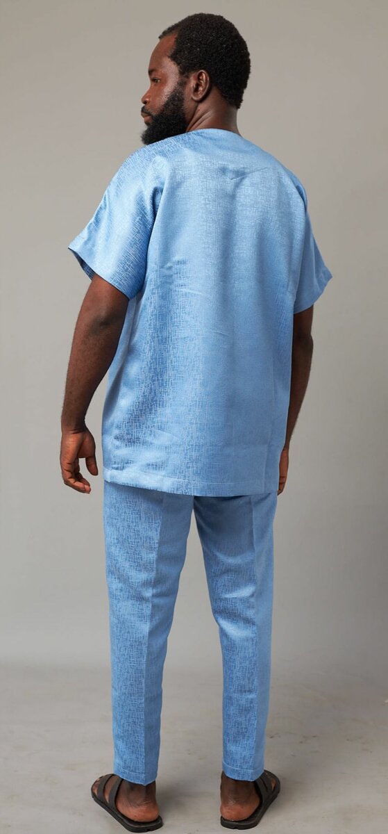 Royal Kimono set in blue