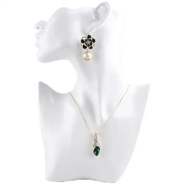 Necklace and earrings mannequin