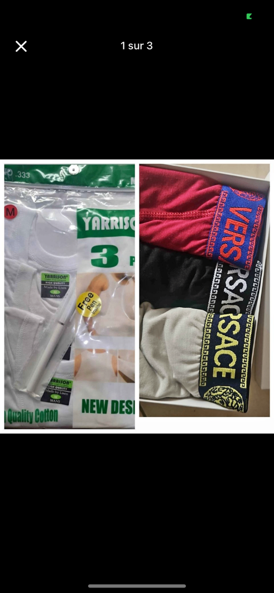 Ensemble boxers et debardeur