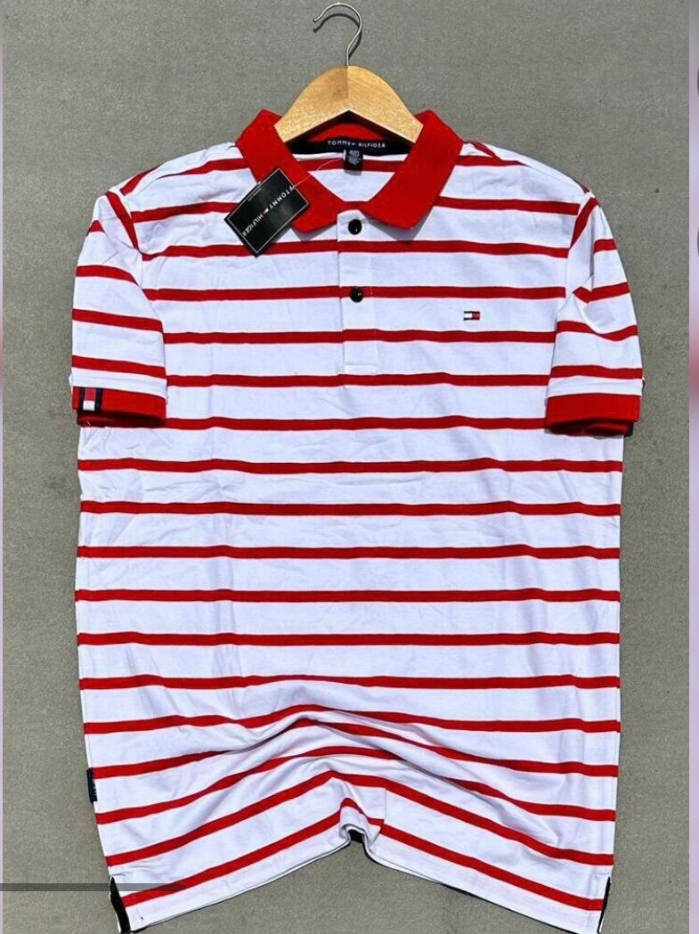 Polo Homme Rayé Élegant