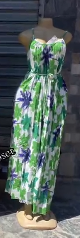 Women's summer dress with print