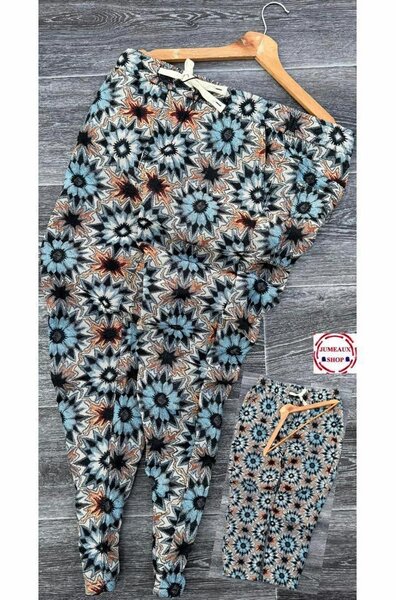 Pantalon floral femme confort